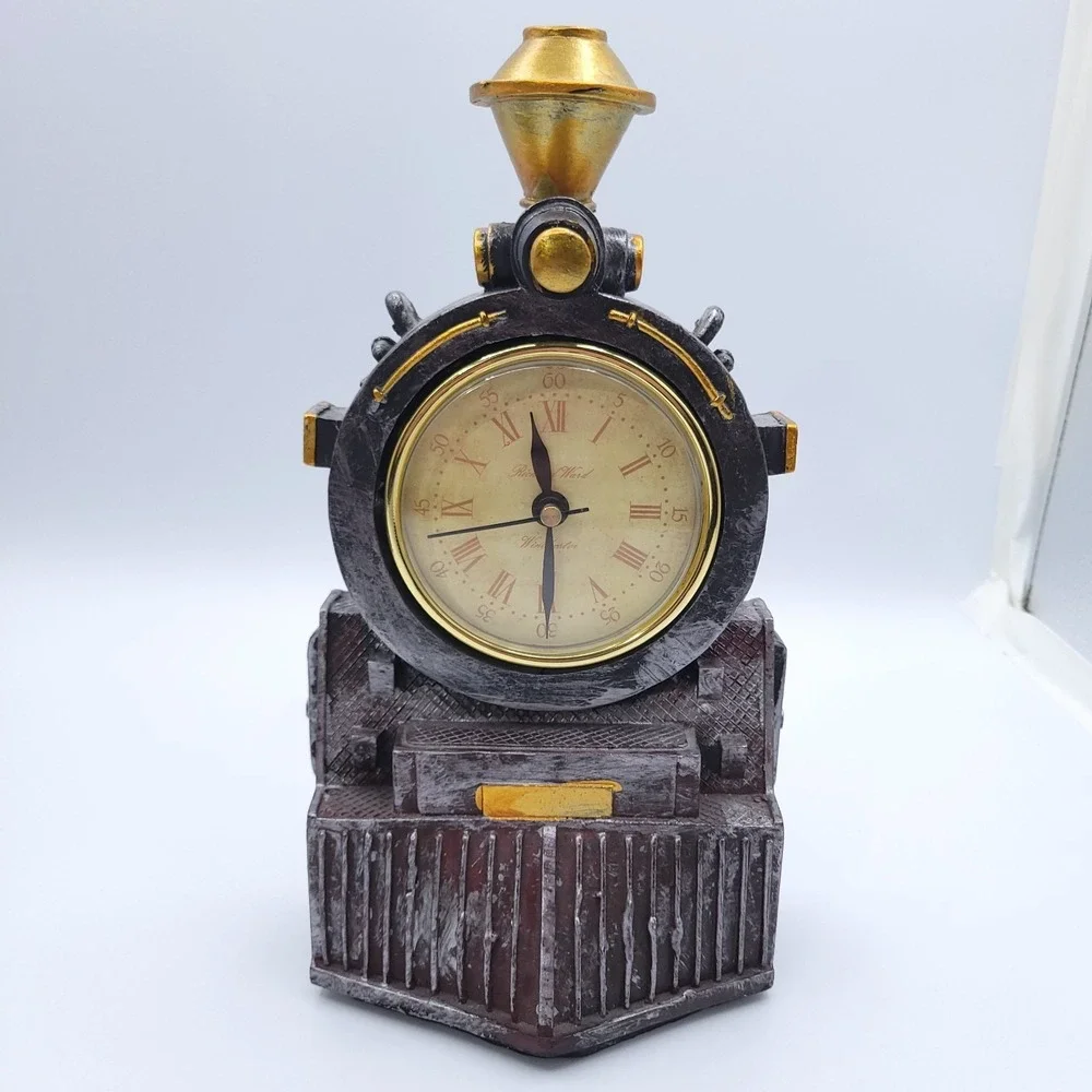 Richard Ward Winchester Locomotive Train Steampunk Decor Wall Clock, 10